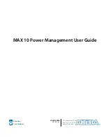 Preview for 1 page of Altera MAX 10 series User Manual