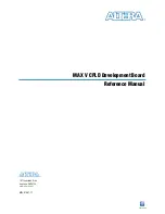 Altera MAX V CPLD Reference Manual предпросмотр