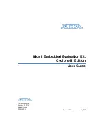 Altera Nios II Embedded Evaluation Kit Cyclone III Edition User Manual preview