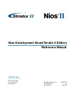 Preview for 1 page of Altera Nios Stratix II Edition Reference Manual