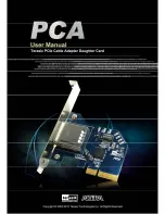 Preview for 1 page of Altera PCA User Manual