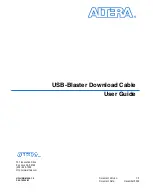 Altera USB-Blaster User Manual preview