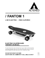 Altered FANTOM 1 Owner'S Manual preview