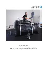 AlterG AlterG Anti-Gravity Treadmill Pro 200 Plus User Manual preview