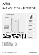 Alterna lin.3 477.1957 Series Installation Instructions Manual preview