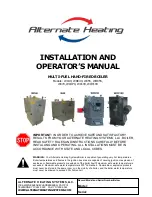 Preview for 1 page of Alternate Heating WC100 Installation And Operator'S Manual