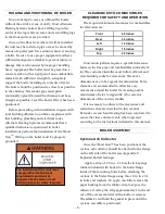 Preview for 11 page of Alternate Heating wood gun E100 SF Installation And Operator'S Manual