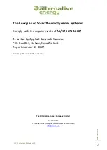 Preview for 2 page of Alternative Energy Company Energie ECO 200esm Owner'S Manual