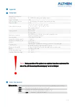 Preview for 13 page of ALTHEN NM1-2L-420-ATEX Manual