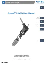 ALTHEN Protran PR3850 User Manual preview