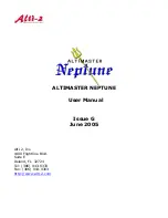 Alti-2 ALTIMASTER NEPTUNE User Manual preview