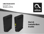 Altice UBC1326AA00 Quick Installation Manual preview