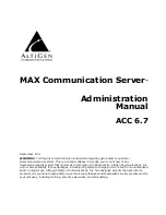 Altigen ACC 6.7 Administration Manual preview
