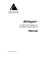 Altigen AltiAgent Manual preview