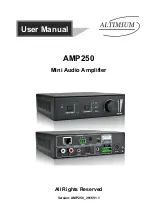 Altimium AMP250 User Manual предпросмотр