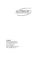 Preview for 24 page of Altimium AMP3V User Manual