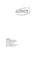 Предварительный просмотр 16 страницы Altimium CVA3 User Manual