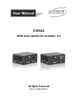 Altimium CVHA2 User Manual preview