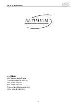 Предварительный просмотр 7 страницы Altimium CVHDSDI1B User Manual