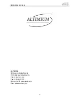 Предварительный просмотр 7 страницы Altimium CVSDIHD1LB User Manual