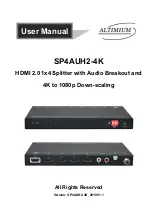 Предварительный просмотр 1 страницы Altimium SP4AUH2-4K User Manual