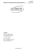 Preview for 36 page of Altimium SW41H2-4K User Manual