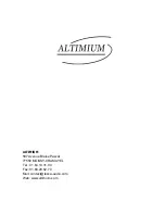 Предварительный просмотр 8 страницы Altimium TP412RA-4K User Manual