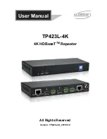 Preview for 1 page of Altimium TP423L-4K User Manual