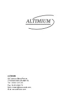 Preview for 16 page of Altimium TP451P-4K User Manual