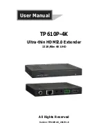 Preview for 1 page of Altimium TP610P-4K User Manual