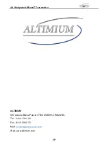 Предварительный просмотр 23 страницы Altimium TP70WPB-EU User Manual