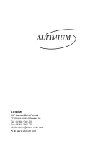 Preview for 24 page of Altimium TP70WPBH-EU User Manual