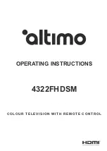 altimo 4322FHDSM Operating Instructions Manual preview