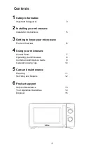 Preview for 2 page of altimo MMW701B Instruction Manual