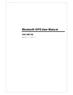 Preview for 1 page of Altina GPS GBT 709 User Manual