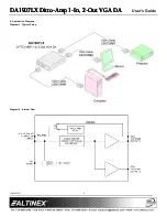 Предварительный просмотр 4 страницы Altinex 1-In 2-Out VGA Distribution Amplifier DA1907LX User Manual