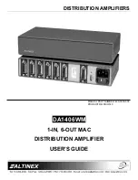 Altinex 1-In, 4-Out DA1957CT User Manual preview