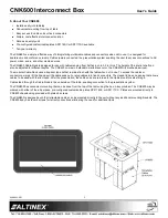 Предварительный просмотр 3 страницы Altinex Cable-Nook CNK600 User Manual