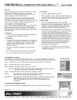 Altinex CN5102US/DUAL User Manual предпросмотр