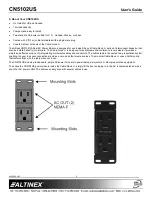 Предварительный просмотр 3 страницы Altinex CN5102US/DUAL User Manual