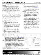 Предварительный просмотр 1 страницы Altinex CNK221S User Manual