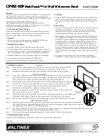 Altinex CP452-009 MultiTouch User Manual предпросмотр