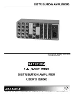 Altinex DA1203RM User Manual предпросмотр