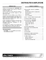 Preview for 2 page of Altinex DA1203RM User Manual