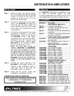 Предварительный просмотр 7 страницы Altinex DA1222AT User Manual