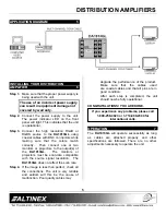 Предварительный просмотр 6 страницы Altinex DA1913GL User Manual