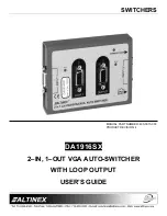 Altinex DA1916SX User Manual предпросмотр