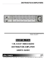 Preview for 1 page of Altinex DAV0106-V1A2 User Manual