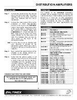 Предварительный просмотр 7 страницы Altinex Distribution Amplifier DA1322AT User Manual