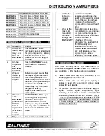 Предварительный просмотр 8 страницы Altinex Distribution Amplifier DA1322AT User Manual